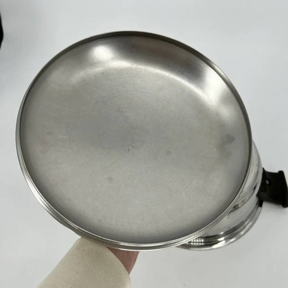 Rena Ware‎ 3 Qt Saucepan Regal Ware Multi-Ply Stainless Saute Pot Frying Pan Lid